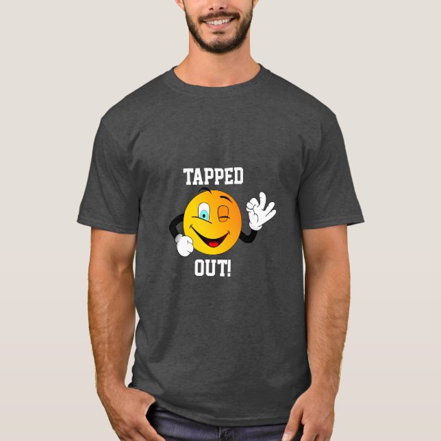 "¡Atrapado!" Camiseta del Personalizado de Emoji d (Anverso)