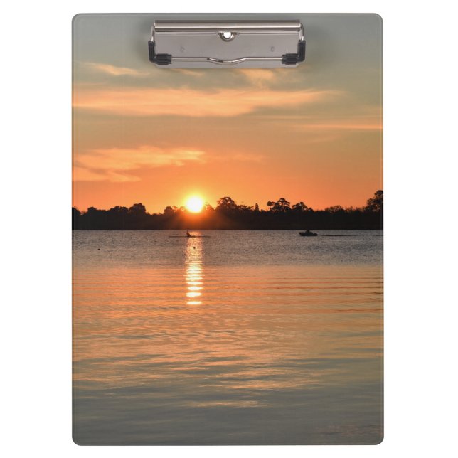 Atrapado en el portapapeles de la puesta de sol (Anverso)