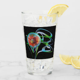 Atrapado en el Tumbler de vidrio medio