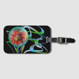 Atrapado en la etiqueta de equipaje media