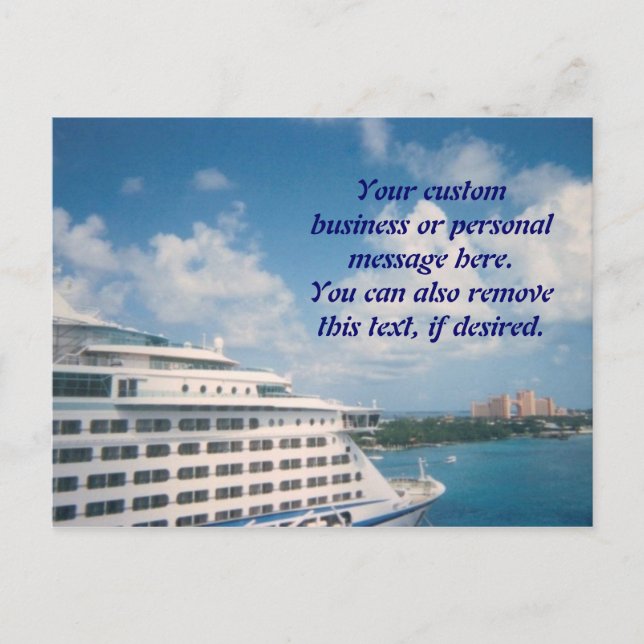 Atrapado en la postal de Nassau (Anverso)