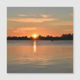 Atrapado en la tarjeta magnética del atardecer