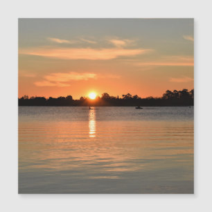 Atrapado en la tarjeta magnética del atardecer