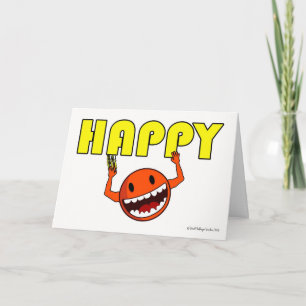 Atrapado en tarjeta de felicitación de amistad fel