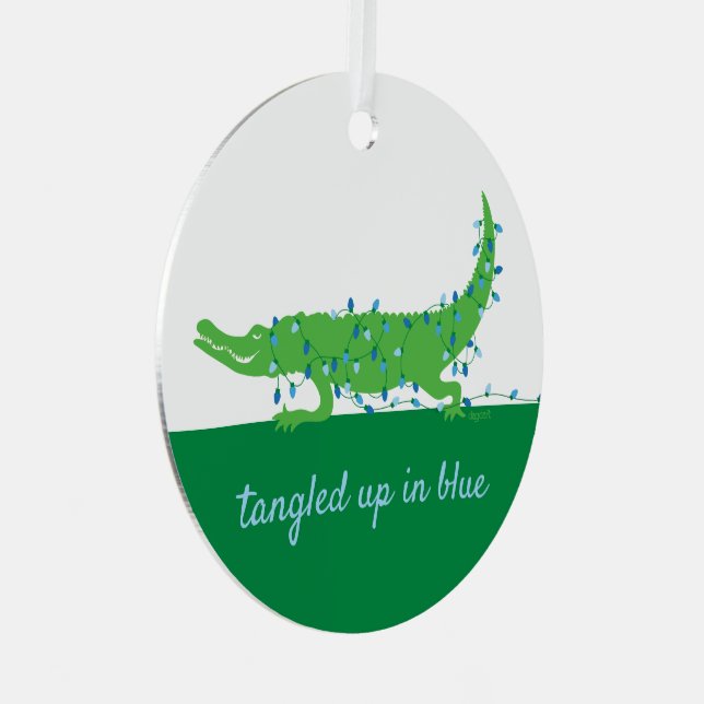 Atrapado en un ornamento azul (Anverso Derecho)