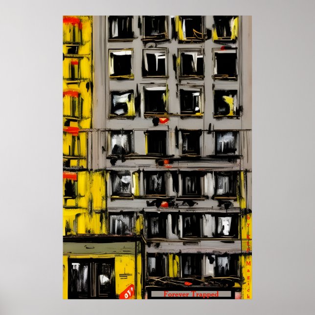 Atrapado para siempre - Una imprenta de arte fanta (Frente)