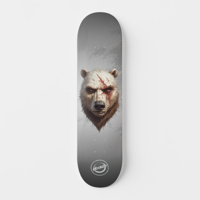 Atrapado - Serie Apex - Skateboard "Grizzly Grin" (Anverso)