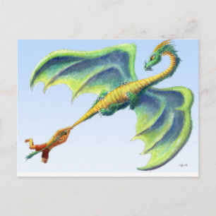 Atrapar un Dragón 2 - postal