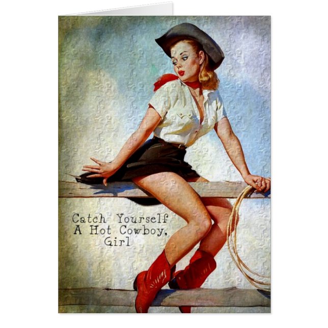 Atrápate un Vaquero Caliente, Chica (Frente)