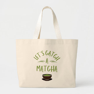 "Atrapemos un matcha" Bolsa de mano impresa para a