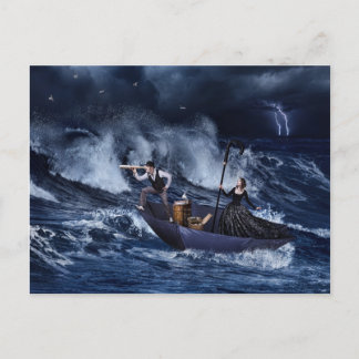 Atrás con el viento - Tarjeta