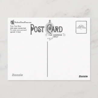 Atrás de la postal de época - Diseño de la "C" más