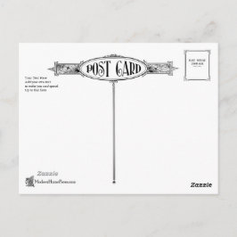 Atrás de la postal victoriana clásica - Personaliz