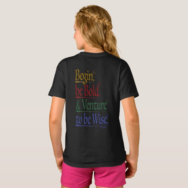 Atrás - Magical Horace Cita Camiseta Para Niños (Reverso completo)