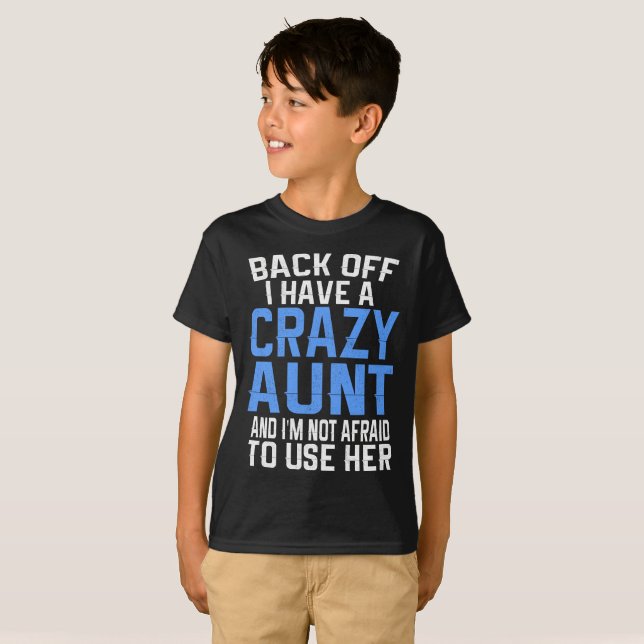 Atrás tengo una camiseta de regalo de tía loca (Anverso completo)