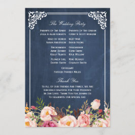 (Atrás) Ventilador del programa de bodas de cartón