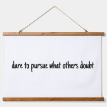 Atrévase A Perseguir El Tapiz De Muro De Madera To