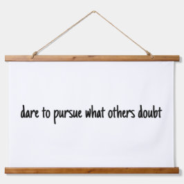 Atrévase A Perseguir El Tapiz De Muro De Madera To