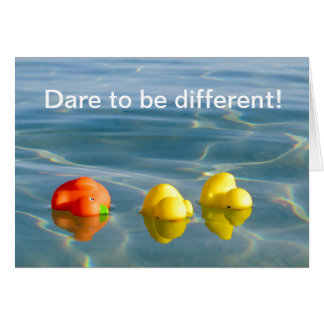 Atrévete a ser diferente