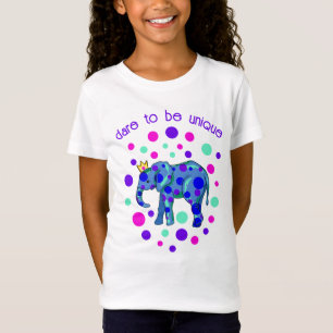 Atrévete a ser la camiseta única de un elefante Ch