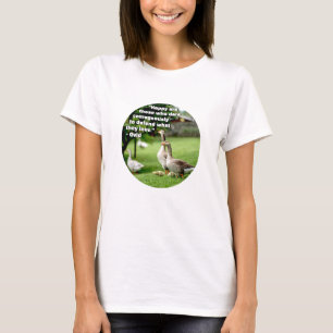 Atrévete valientemente (ligero) camiseta