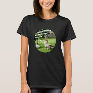 Atrévete valientemente (oscuro) camiseta