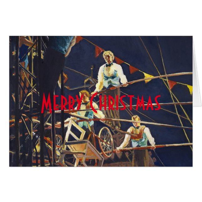 Atrevido acto de circo de trapecio de los Flying W (Anverso (Horizontal))