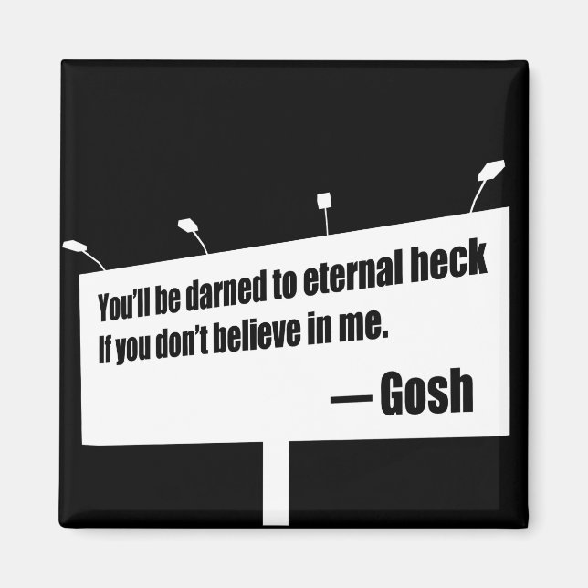 Atrevido al imán divertido de Eternal Heck (Frente)