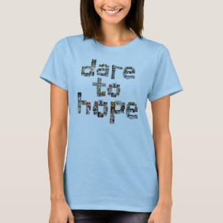 Atrevimiento para esperar el camisetas para mujer