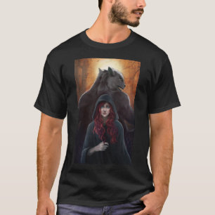 Atrevimiento rojo a bajar en la camiseta Ver1 del