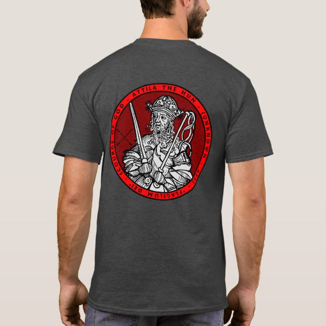 Attila la camisa del sello del retrato del Hun (Reverso)
