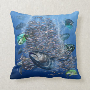 Atún y almohada del cebo