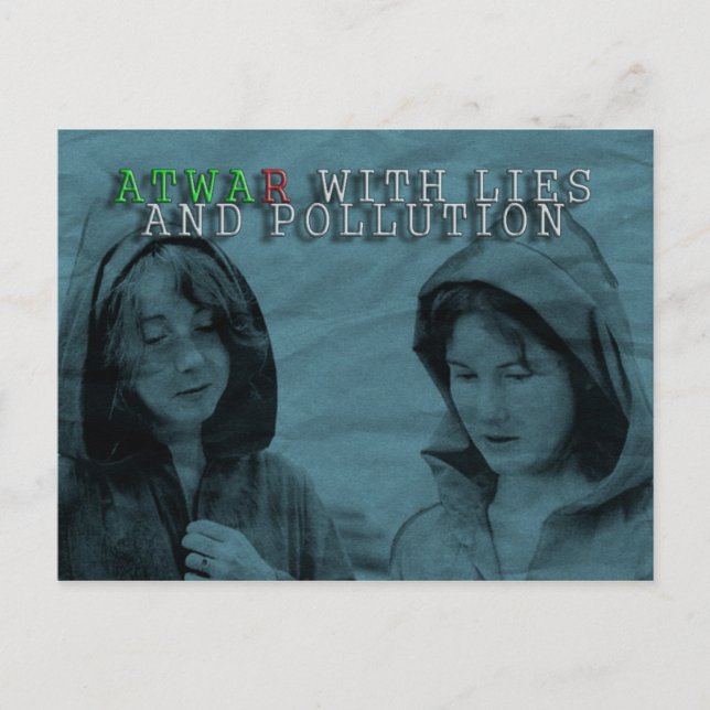 ATWAR con postal de LIES (Anverso)