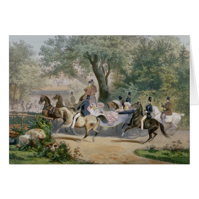 Au Bois de la "promenade" (Anverso (Horizontal))