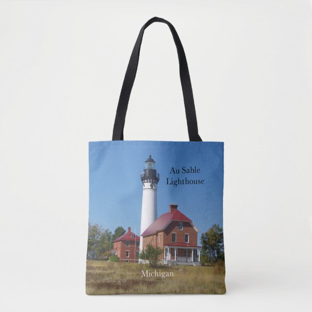 Au Sable Lighthouse por todas partes en la bolsa (Anverso)
