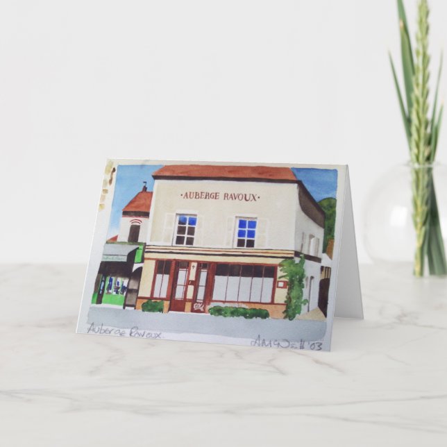 Auberge Ravoux, tarjeta de felicitación de (Anverso)