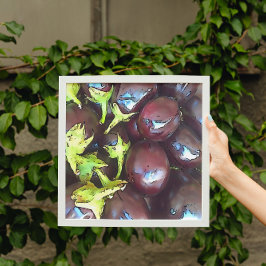 Auberginas artísticas Arte de contorno negro