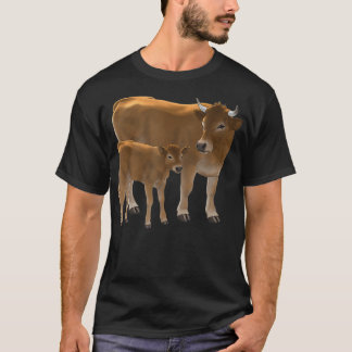 Aubrac o Jersey Brown Cow Cuf Cattle Art