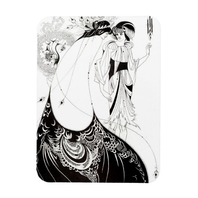 Aubrey Beardsley El Imán De La Falda Del Peacock (Vertical)