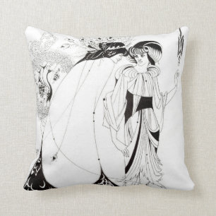 Aubrey Beardsley la almohada de la falda del pavo
