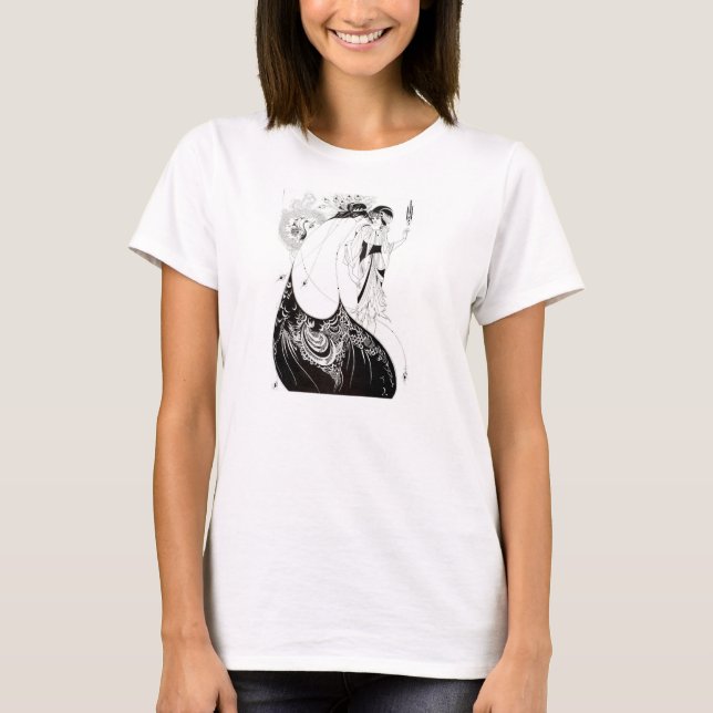 Aubrey Beardsley La camiseta de la falda del pavo  (Anverso)