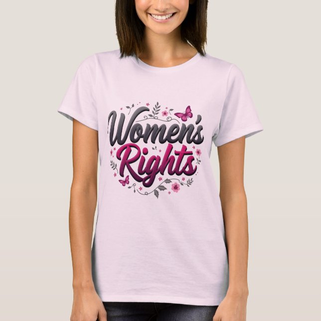 Audaz Camisa de los Derechos de la Mujer (Anverso)