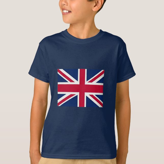 Audaz camiseta con bandera británica (Anverso)