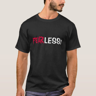 ¡AUDAZ! Camiseta con de la escritura del verso la