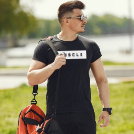 Audaz camiseta de músculo Minimalista