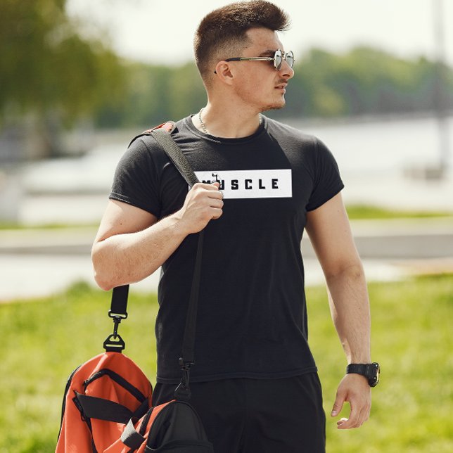 Audaz camiseta de músculo Minimalista (Subido por el creador)