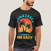 Audaz Camiseta Tropical De Verano De Sol - Árbol D