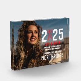 Audaz Clase Moderna del Bloque de Fotos de Graduac