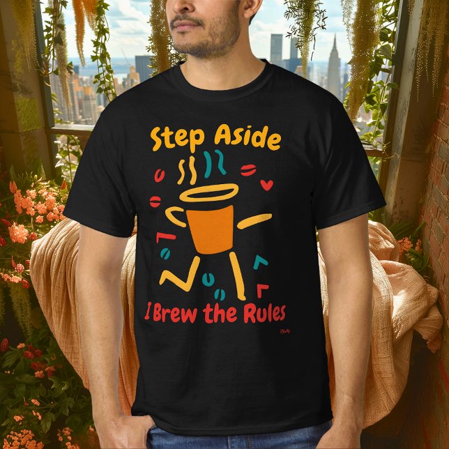 Audaz Coffee Pop Art Gráfica Camiseta (Subido por el creador)