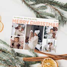 Audaz foto moderna de Feliz Navidad Cinco